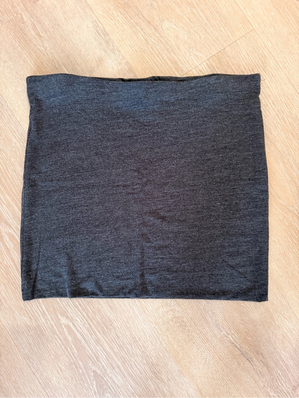 H&M Dark Gray Stretch Mini Skirt